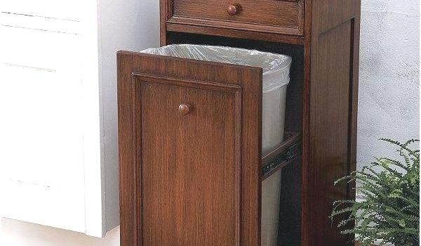 Garbage Can Cabinet Beautiful Garbage Can Cabinet