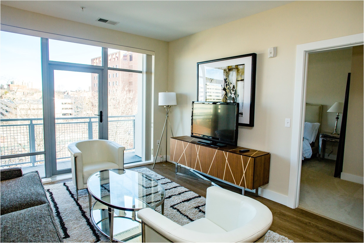 1br model bedford hall apartments in downtown stamford