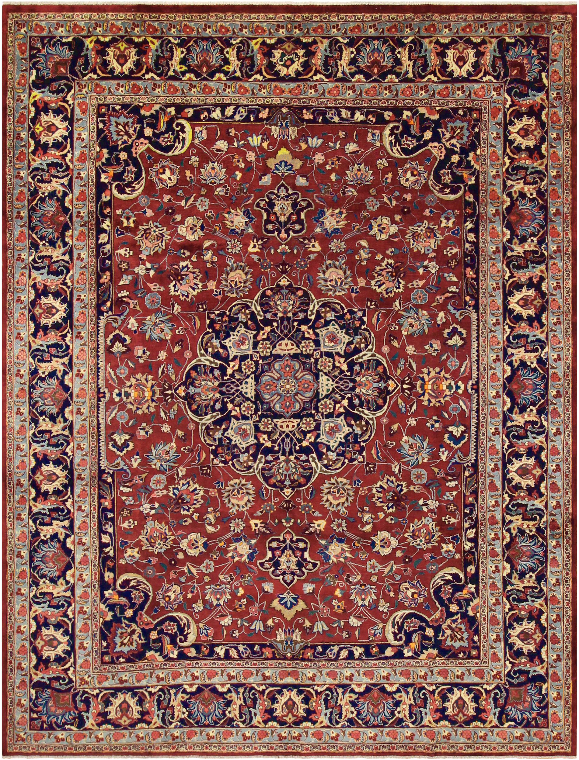 persian shaunte red blue wool rug 10 2 x 13 2