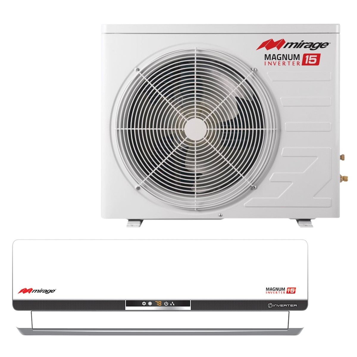 mirage 15 seer 12 000 btu mini split air conditioner for sale reviews prices more growershouse