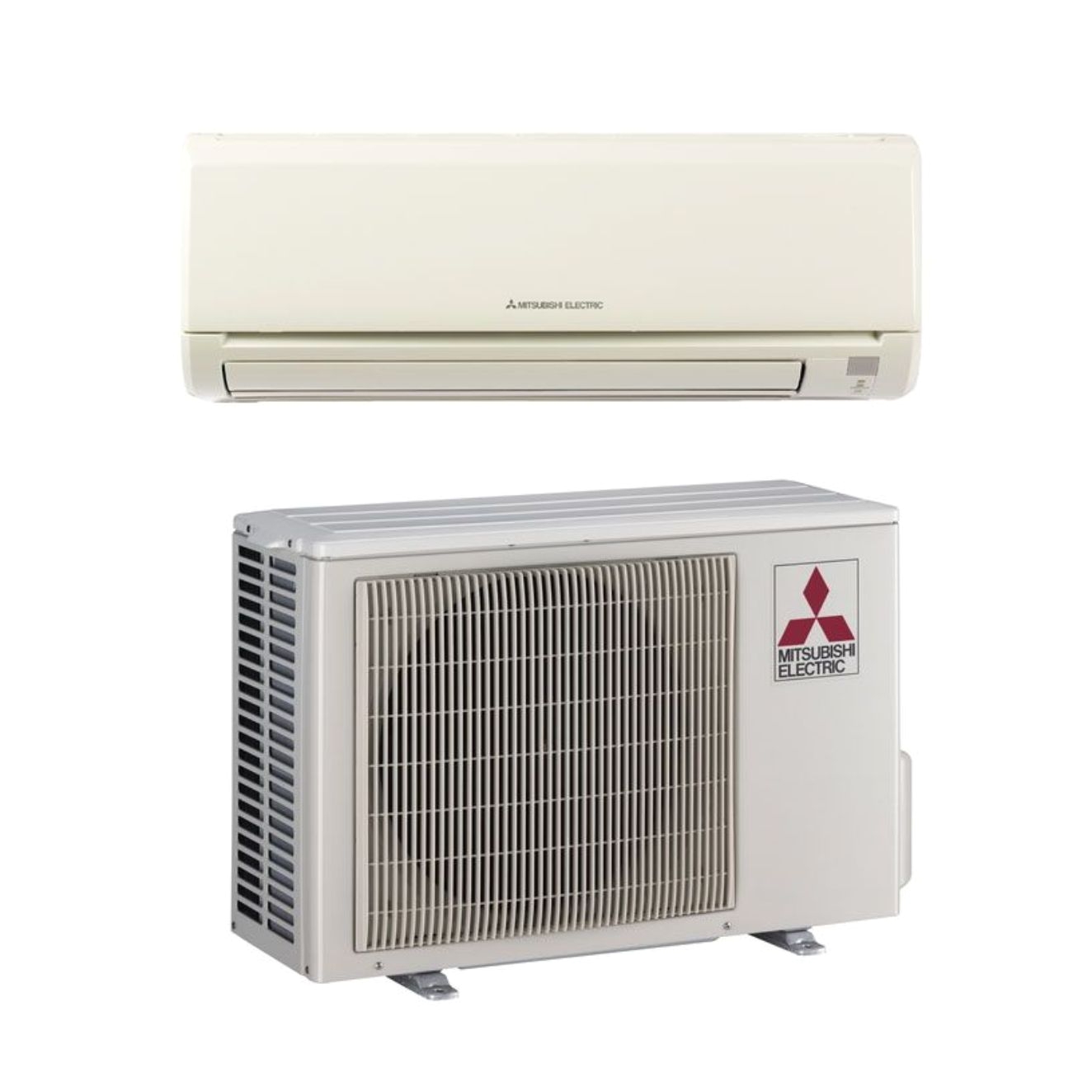 mitsubishi mz ge12na 12 000 btu 22 7 seer mr slim wall mount ductless mini split air conditioner heat pump 208 230v