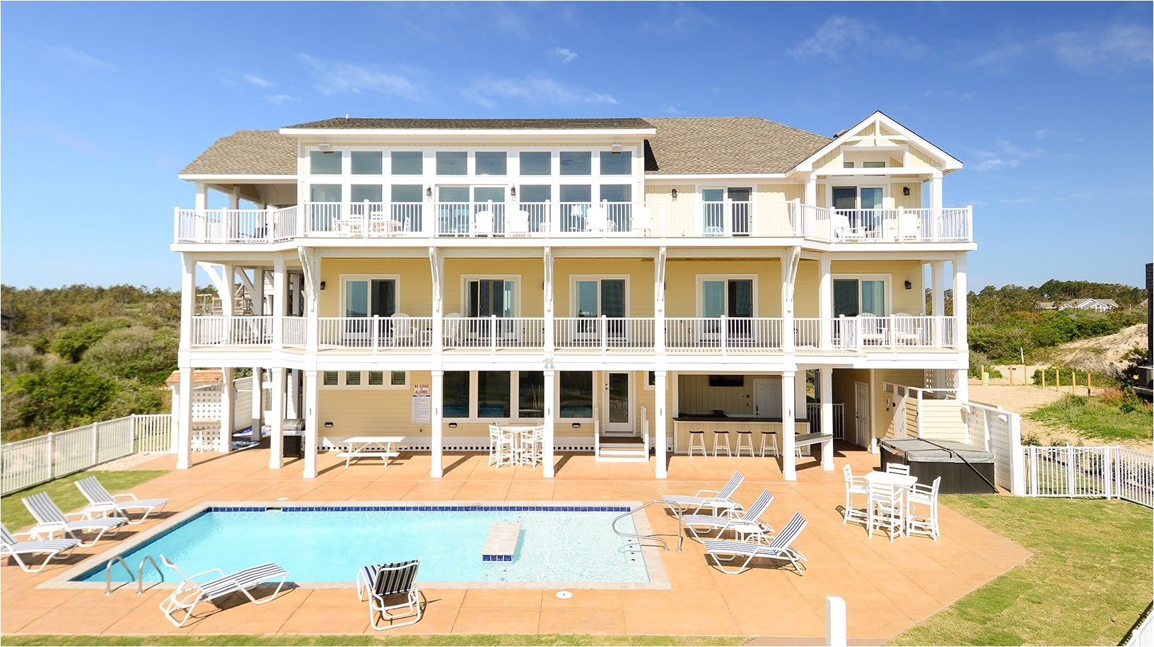 twiddy outer banks vacation home you are my sunshine corolla oceanfront 10 bedrooms