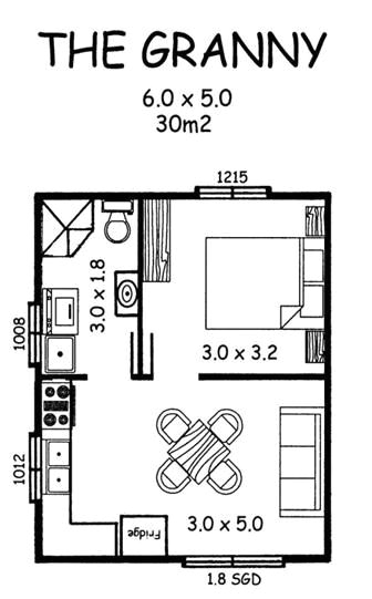 cabin layout 16x20