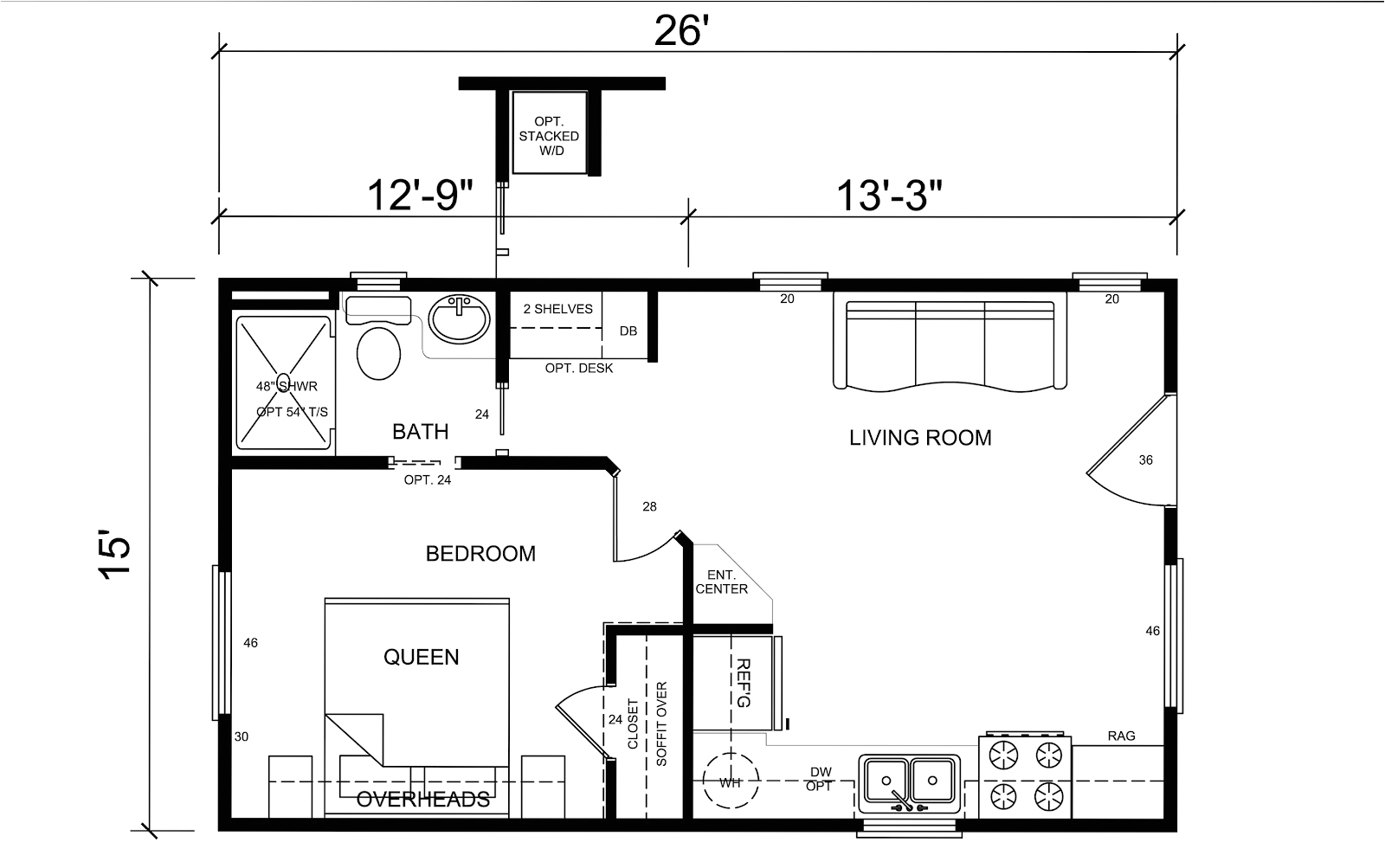 tiny house floor plans 3