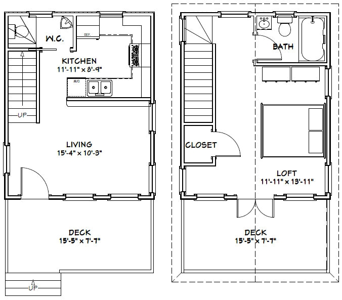 16x20 house plans