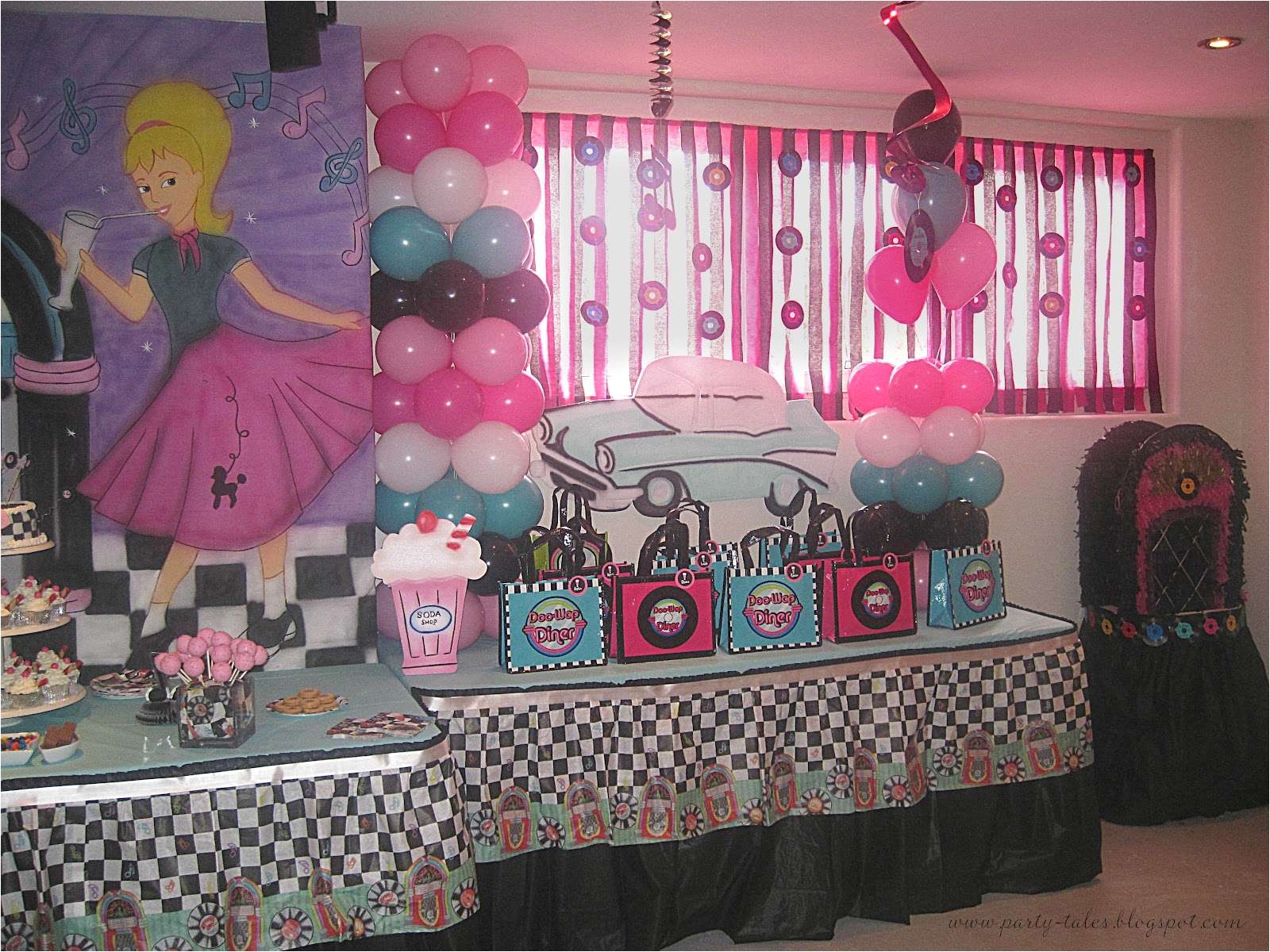 50s party decorations