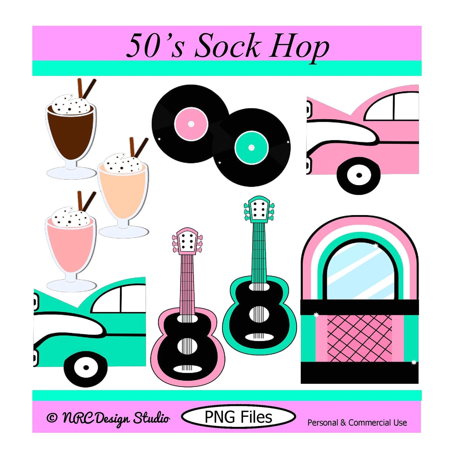 50 s sock hop clip art cliparts co