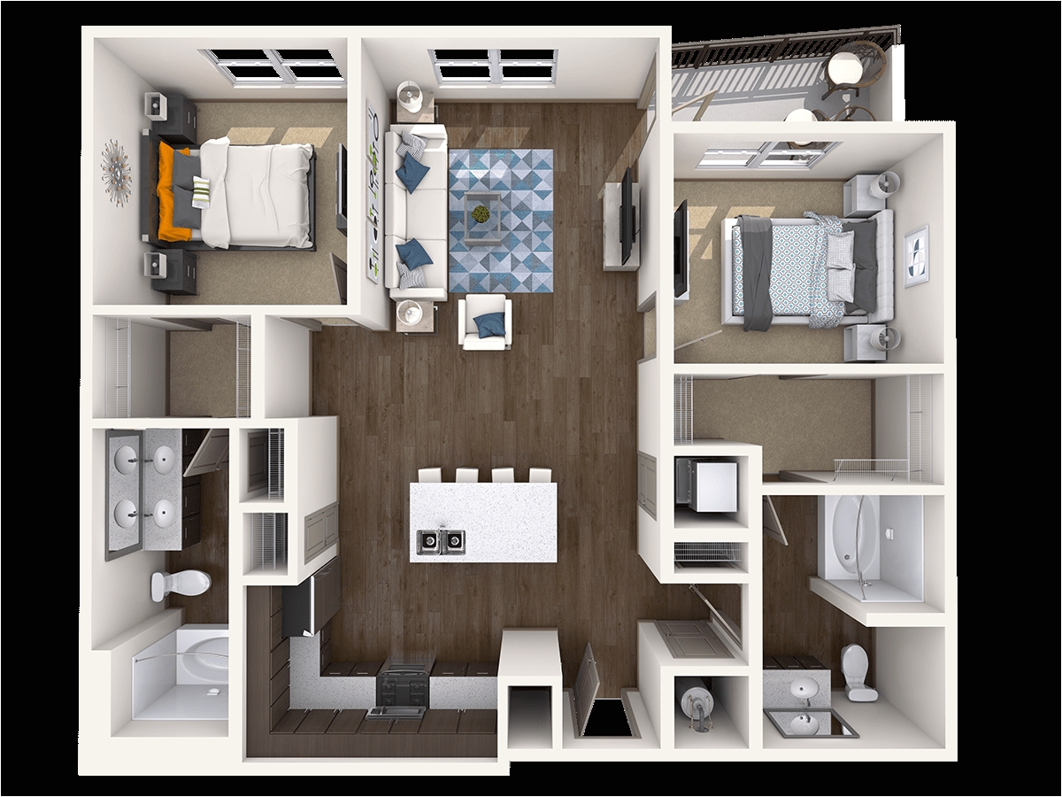 2 bedrooms 2 bathrooms apartment for rent at radius at the banks in cincinnati oh