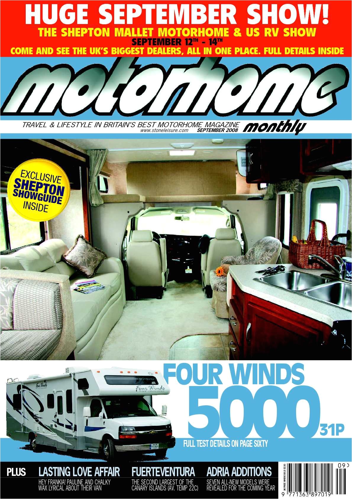 2 Bedroom Motorhome Uk Calameo September 2008 Motorhome Monthly Magazine