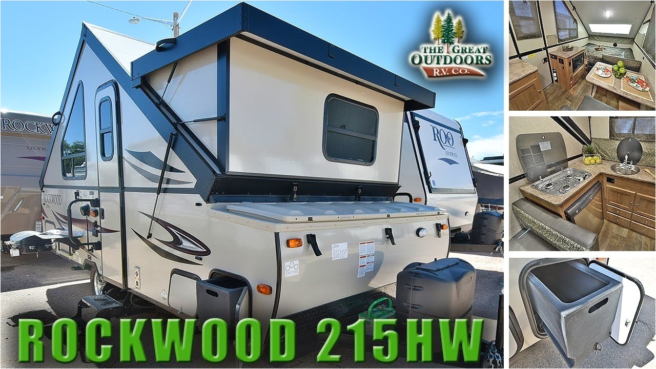 new pop up hard side 2018 rockwood 215hw a frame camper rv colorado dealer