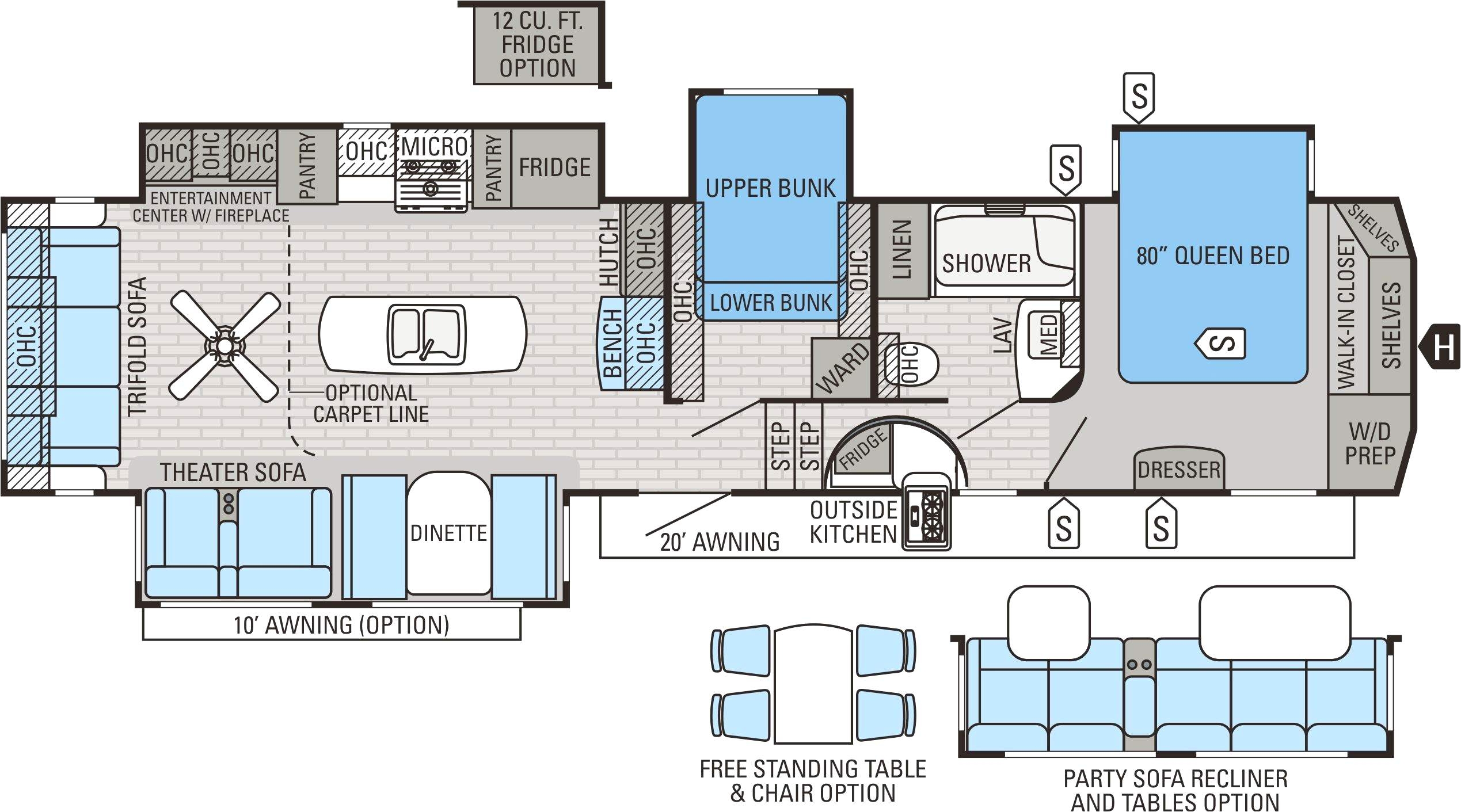 home plans with motorhome garage awesome 64 best 2 bedroom rv floor plans