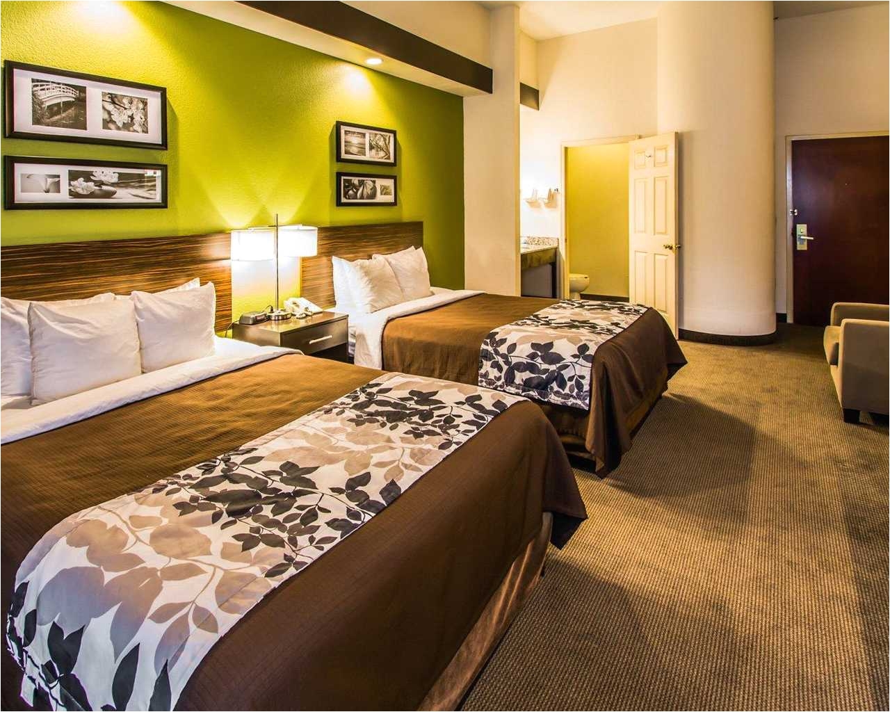 sleep inn orlando airport double beds 2