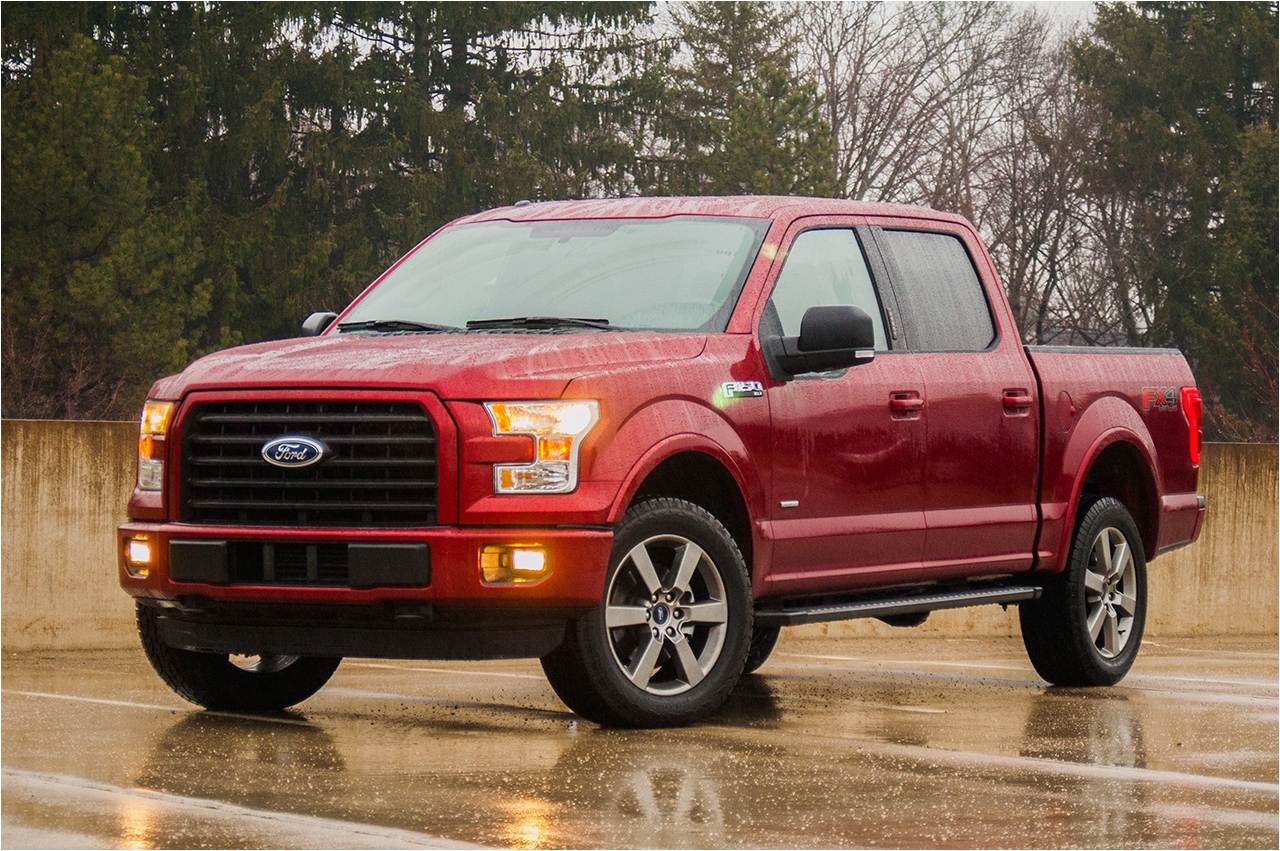 red 2015 ford f150 supercrew 4x4 fx4