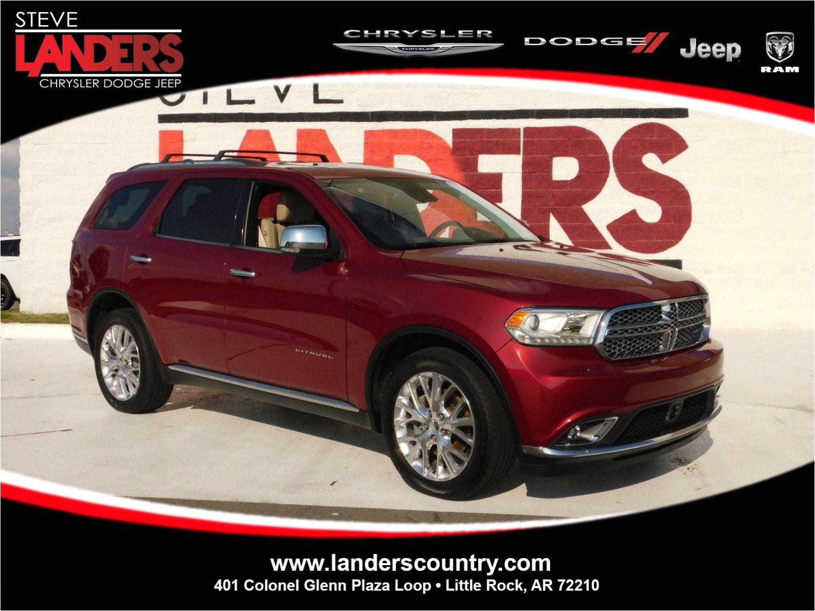 2015 Dodge Durango Interior Led Pre Owned 2014 Dodge Durango Citadel Sport Utility In Little Rock