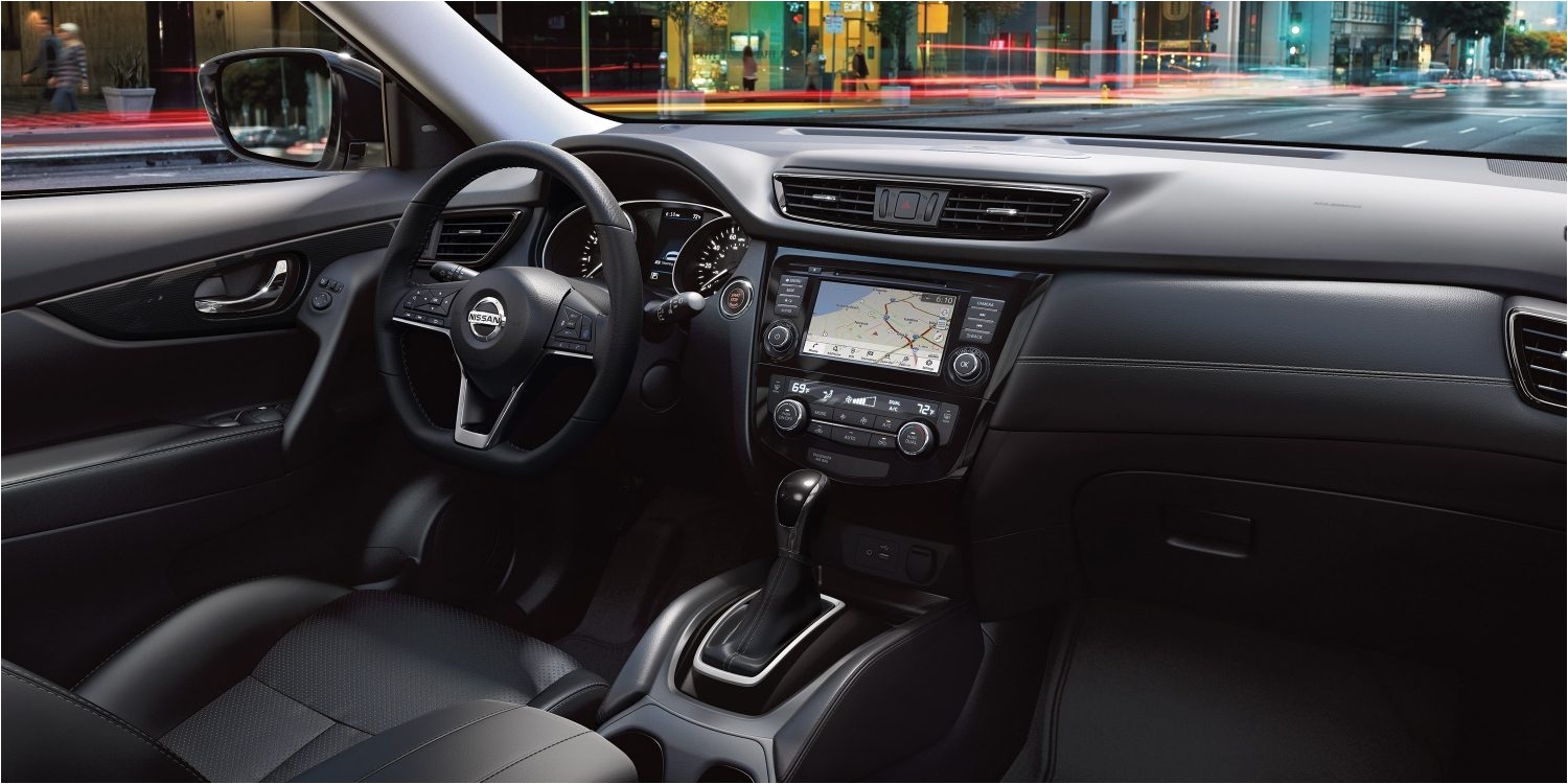 nissan roguea sl shown in charcoal leather