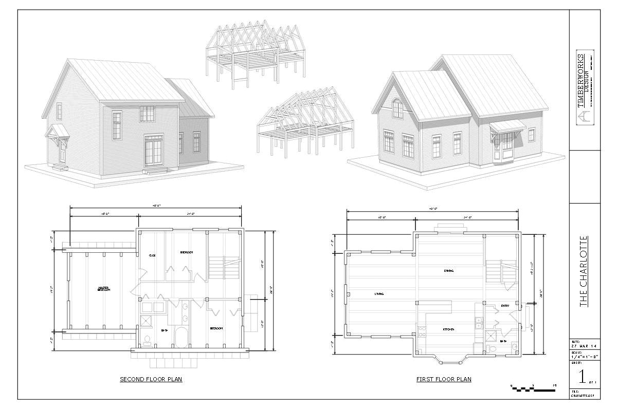 the starksboro 24 x 36 timber frame design and floor plan