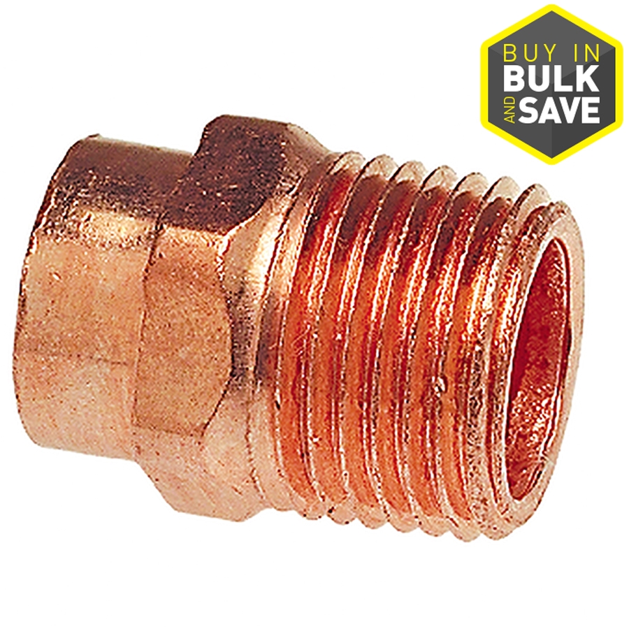 nibco 3 4 in x 3 4 in copper threaded adapter fittings