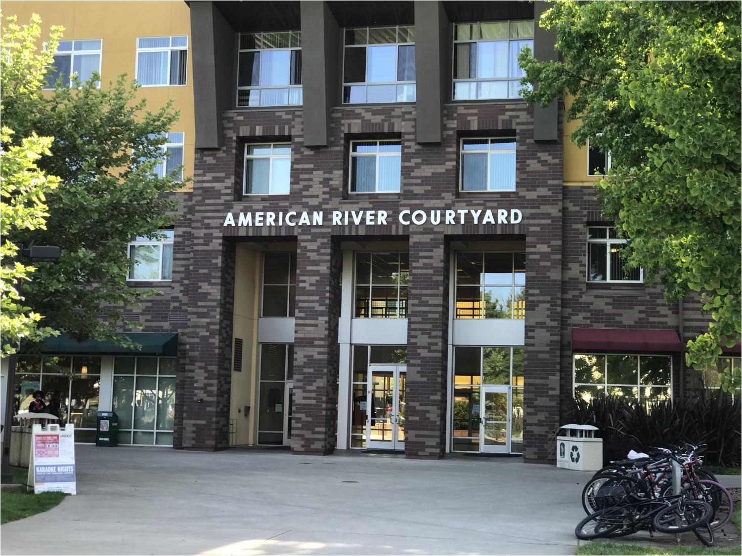 the american river courtyard was voted best on campus housing in the state