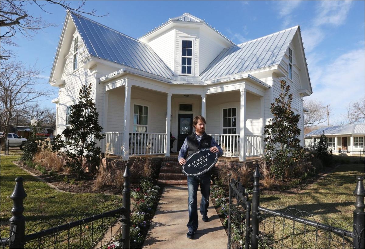 magnolia house already a mcgregor tourist magnet weeks before opening business wacotrib com