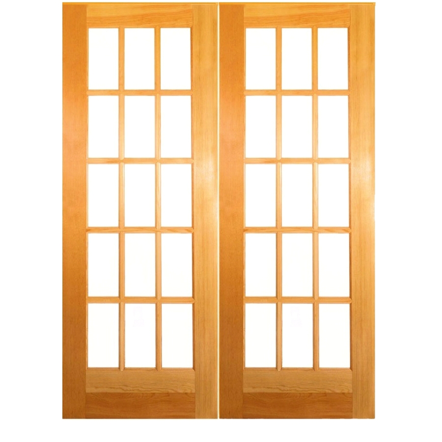 exquisite decoration solid wood doors lowes shop reliabilt classics unfinished solid core clear glass wood pine
