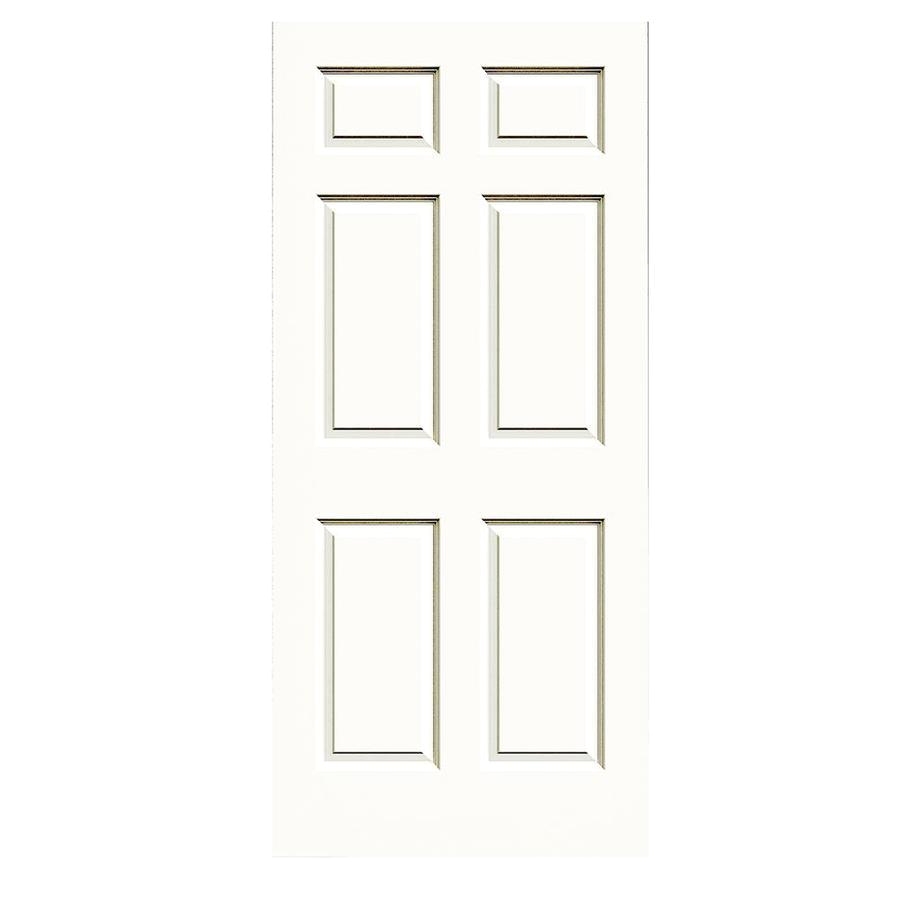 36 X 96 Interior Door Slab A Reliabilt Colonist Smooth White 6 Panel Hollow Core Molded