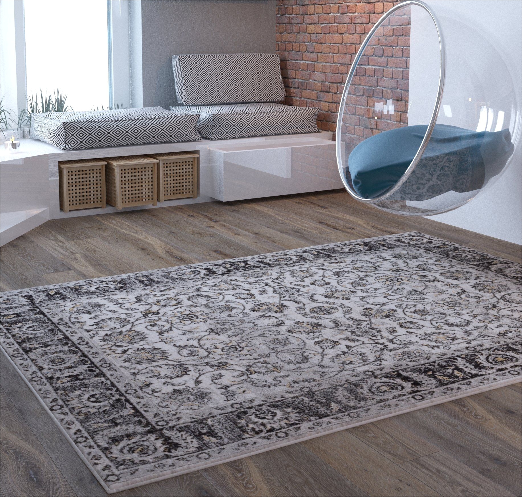 5×7 area Rugs Under 50 Beige Traditional Distressed 5 X 7 53 X 73 area Rug Modern