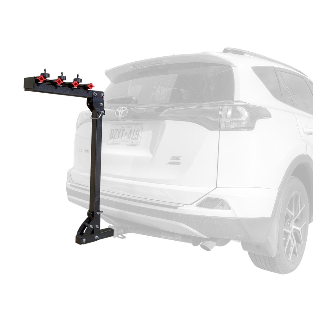 4 bike hitch mounted bike rack