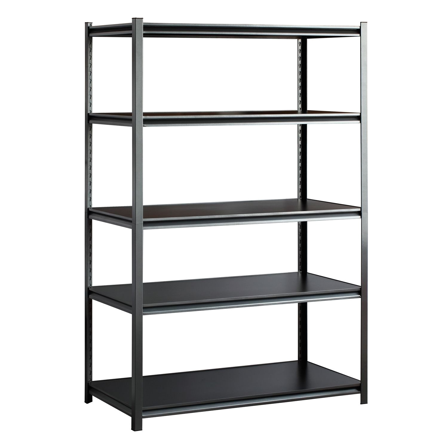 costco steel shelving whalen heavy duty storage rack costco four side with black color