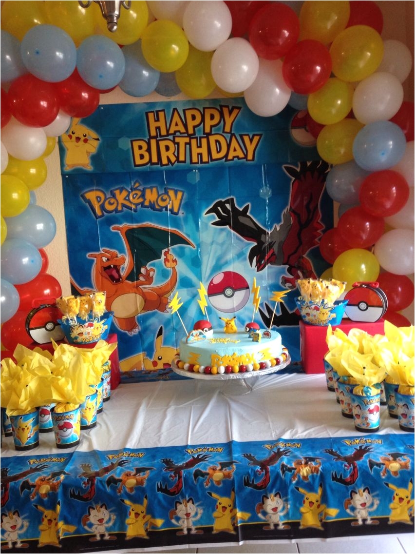 65 Year Old Birthday Party Decorations Pokemon Party Decoration Pokemon Party Pinterest Pokemon Party