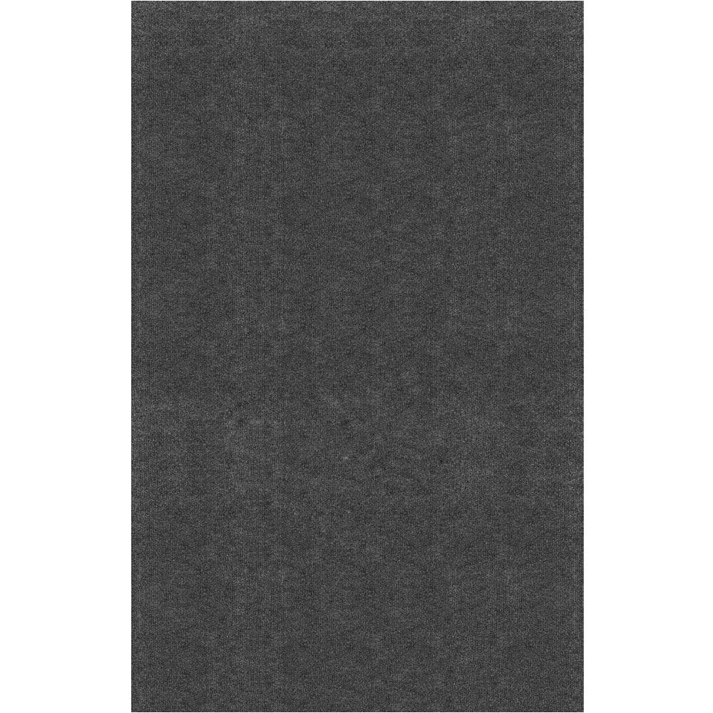 foss unbound smoke gray ribbed 6 ft x 8 ft indoor outdoor area