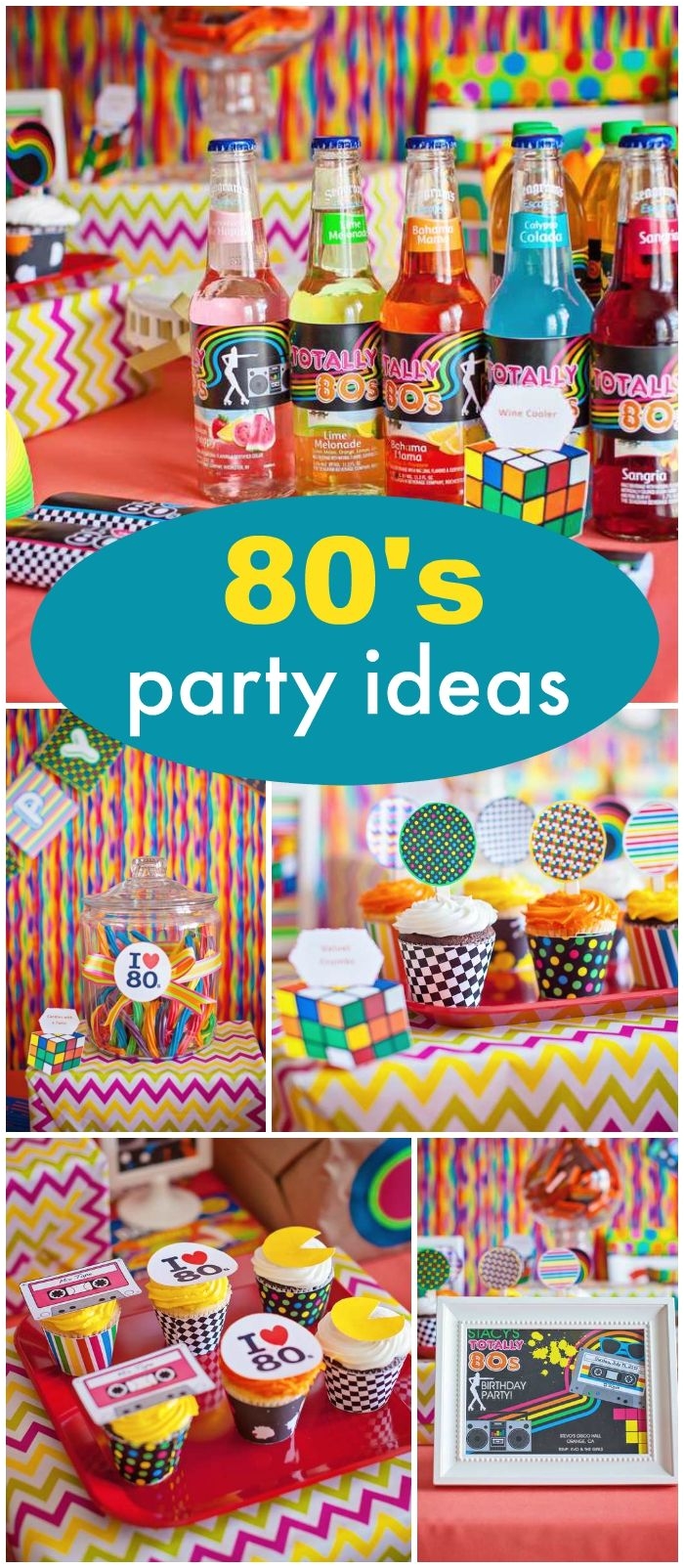 how cool is this 30th birthday with an 80 s theme see more party ideas at catchmyparty com
