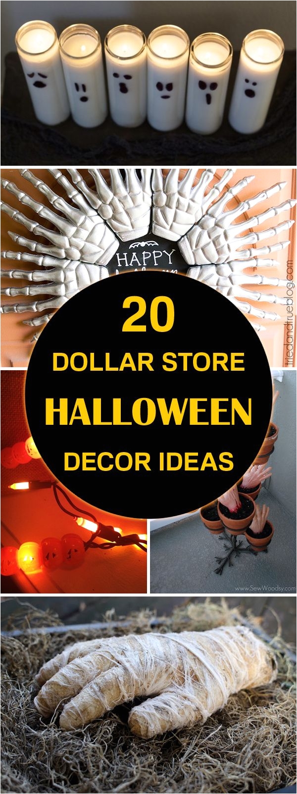 20 dollar store halloween decor ideas