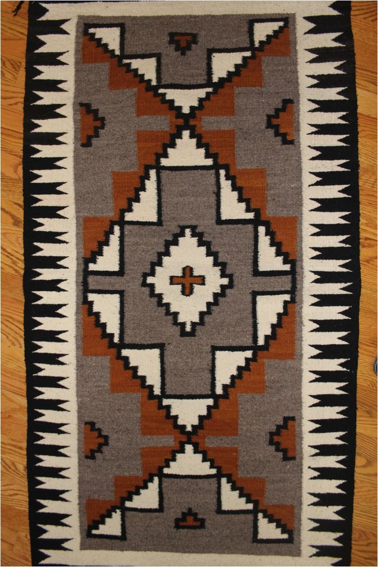 hand woven rug vintage hand woven navajo rug 107