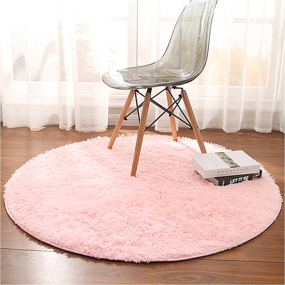 junovo round fluffy soft area rugs for kids room children room girls room nursery 4