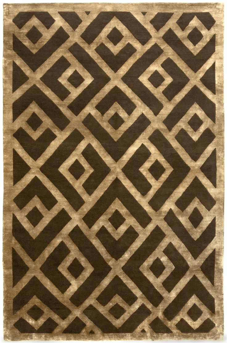 due process stable trading adaptations laced diamond brown gold area rug 12 x 16 ft