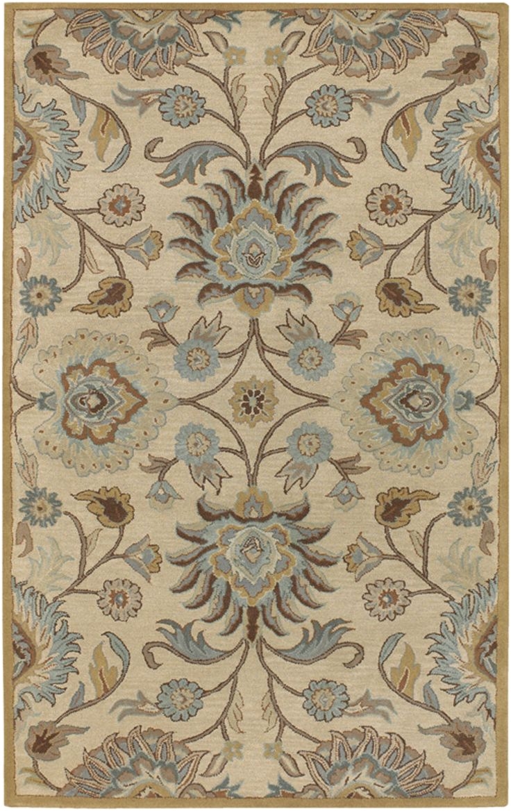 surya caesar beige light blue area rug reviews wayfair