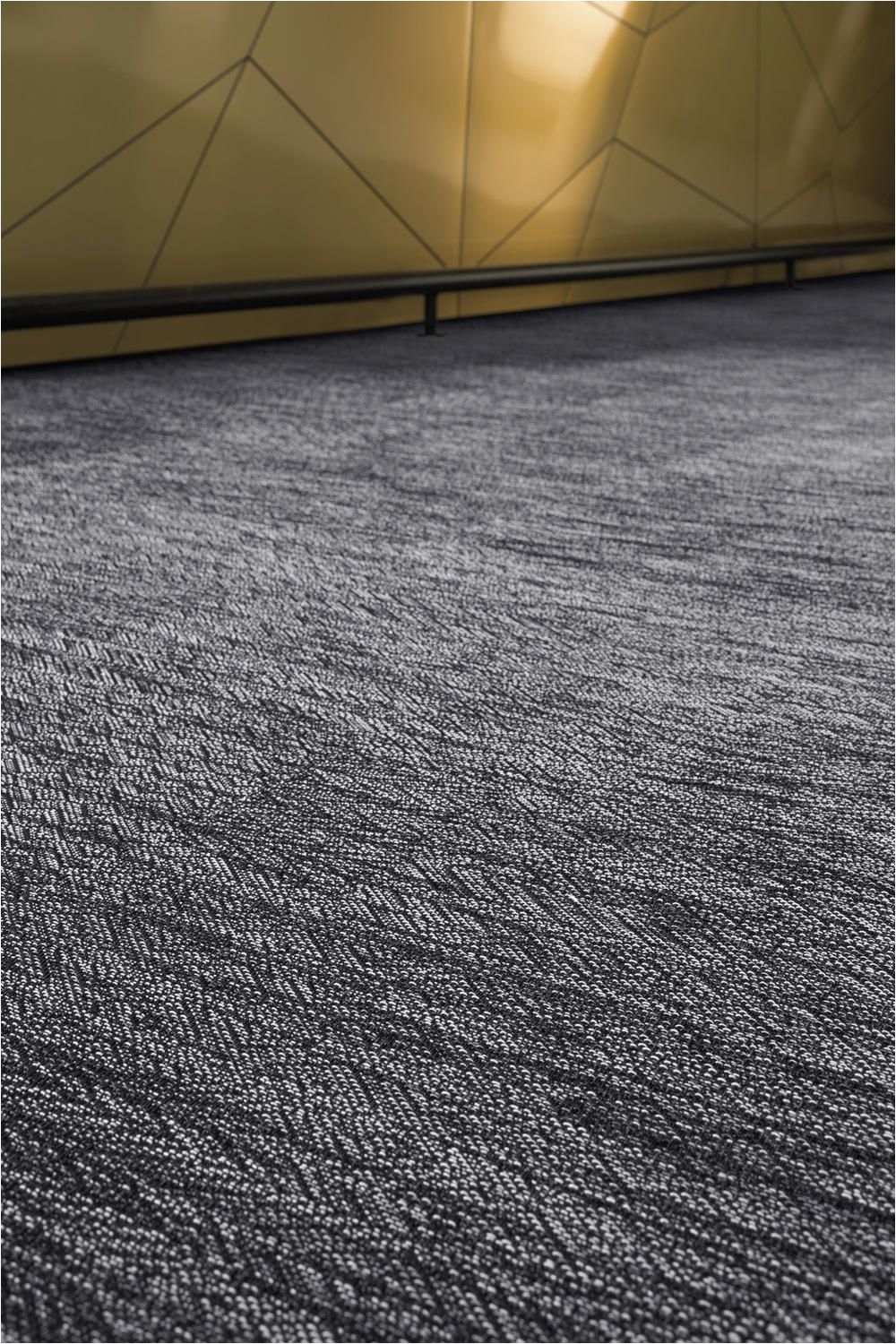 2tec2 woven vinyl flooring collection lustre obsidian black fitting unidirectional designed made in belgium