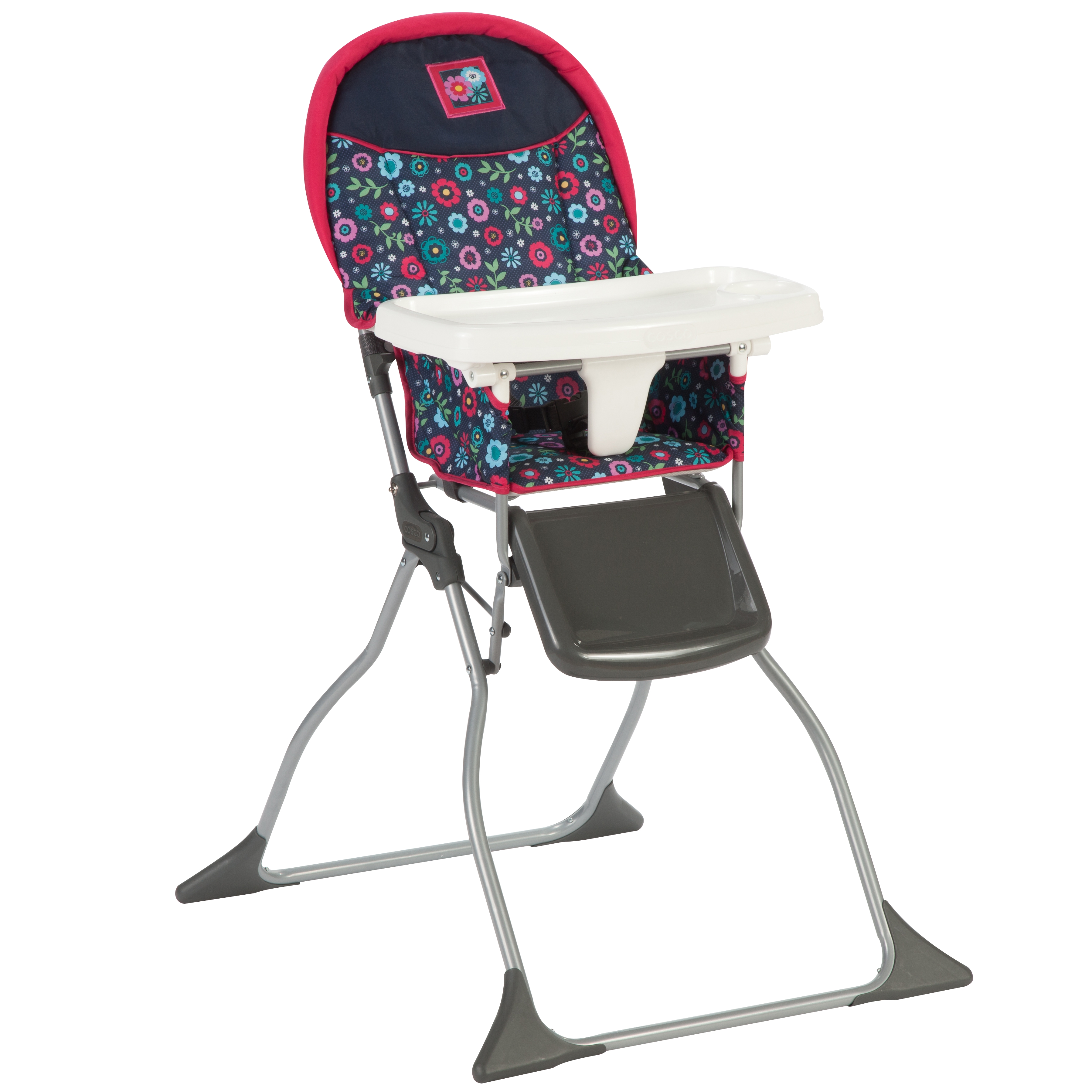 Baby High Chairs at Walmart Cosco Simple Fold High Chair Elephant Squares Walmart Com