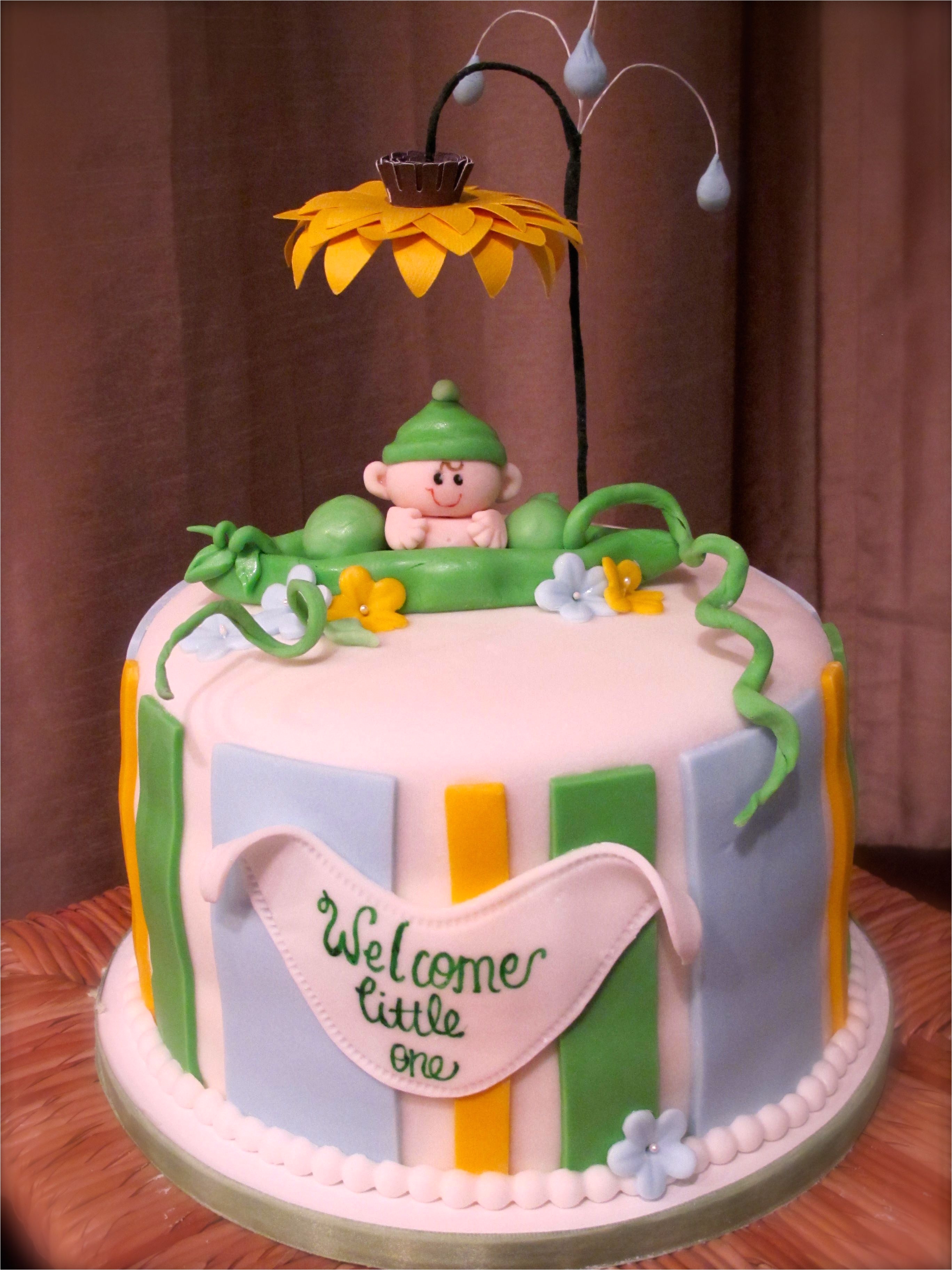 Baby Shower Cake Decorating Kits Pea In A Pod Baby Shower Cake by Olive Parties Olive Parties Cakes