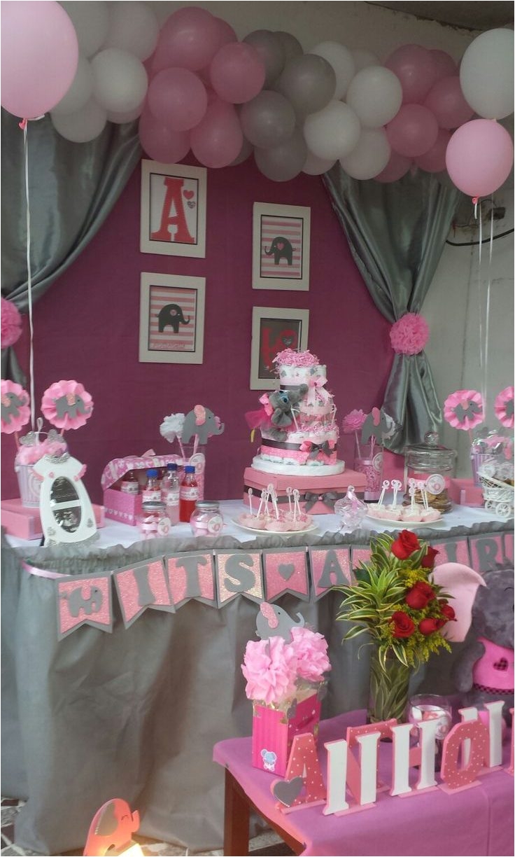 amazing shower ideas for baby girl gift uk pink and gold second decoration