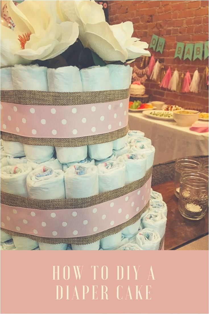 how to make a diaper cake diy diaper cakebaby shower