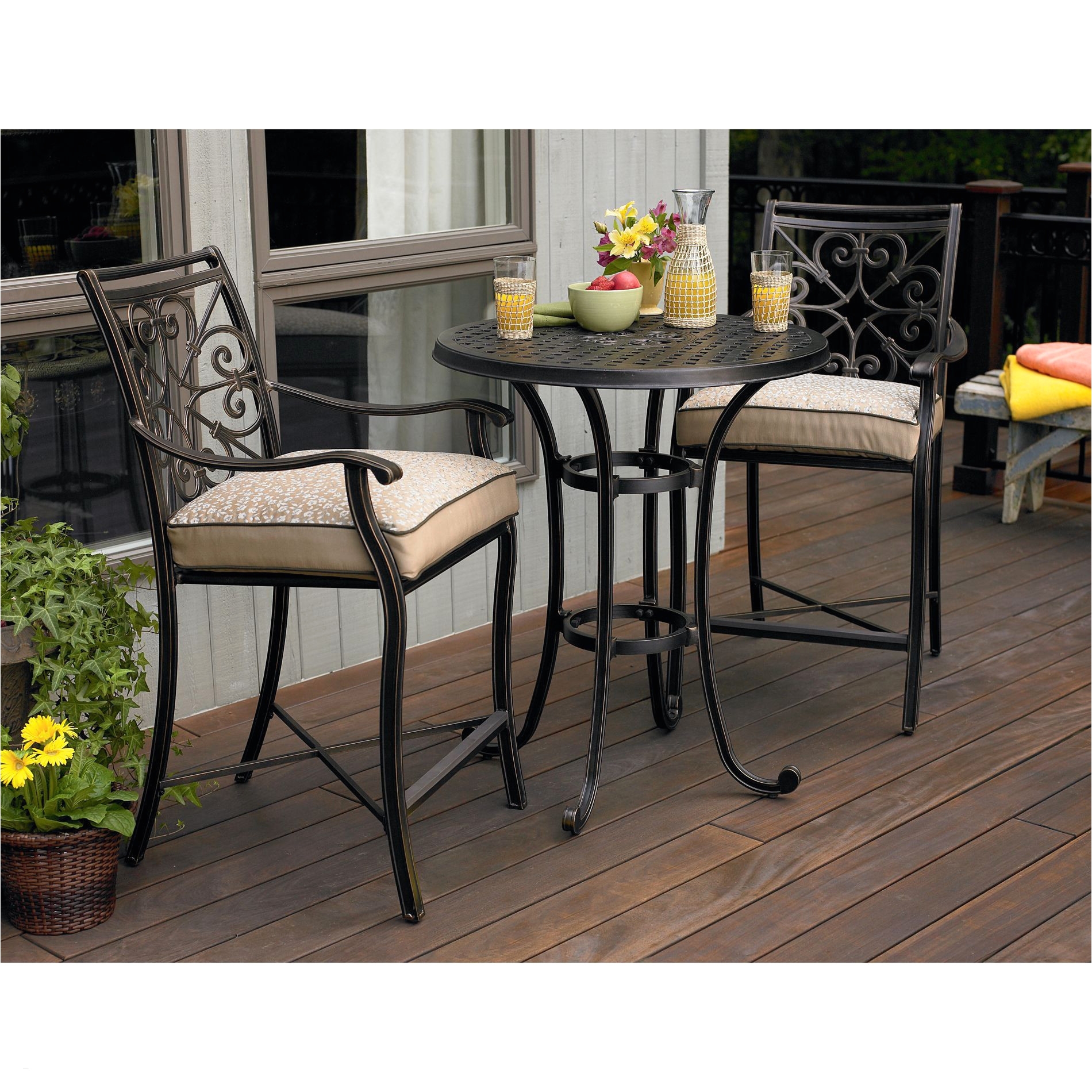 Balcony Height Patio Table and Chairs Balcony Height Patio Set Awesome 30 top Bar Height Outdoor Dining