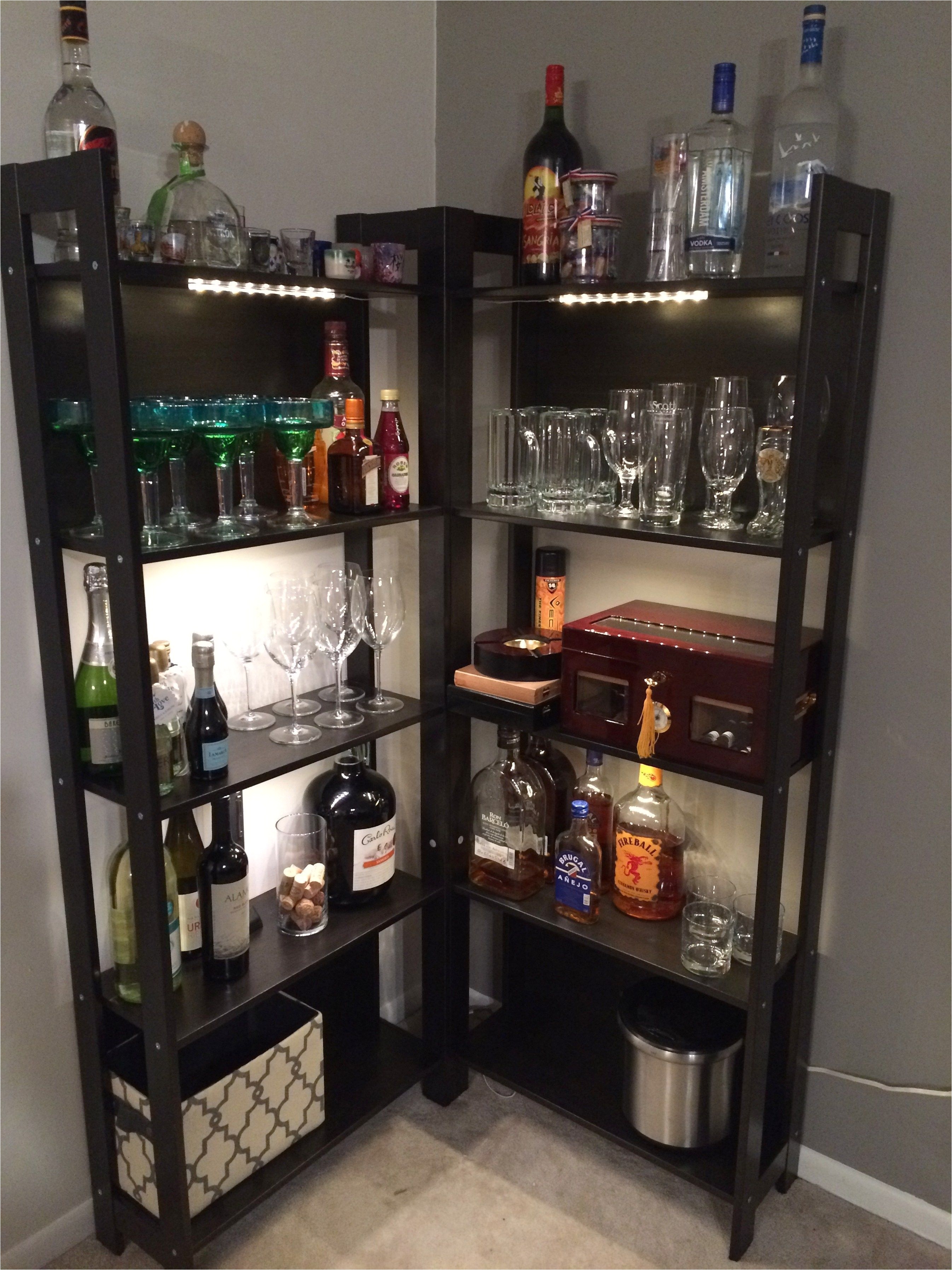 Bar Cart with Wine Rack Diy Bar Cart Designs and Makeovers 13 Homebardecor Dream Home