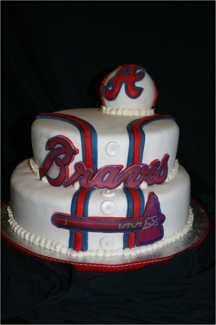 atlanta braves cake i want this as nate s grooms cake
