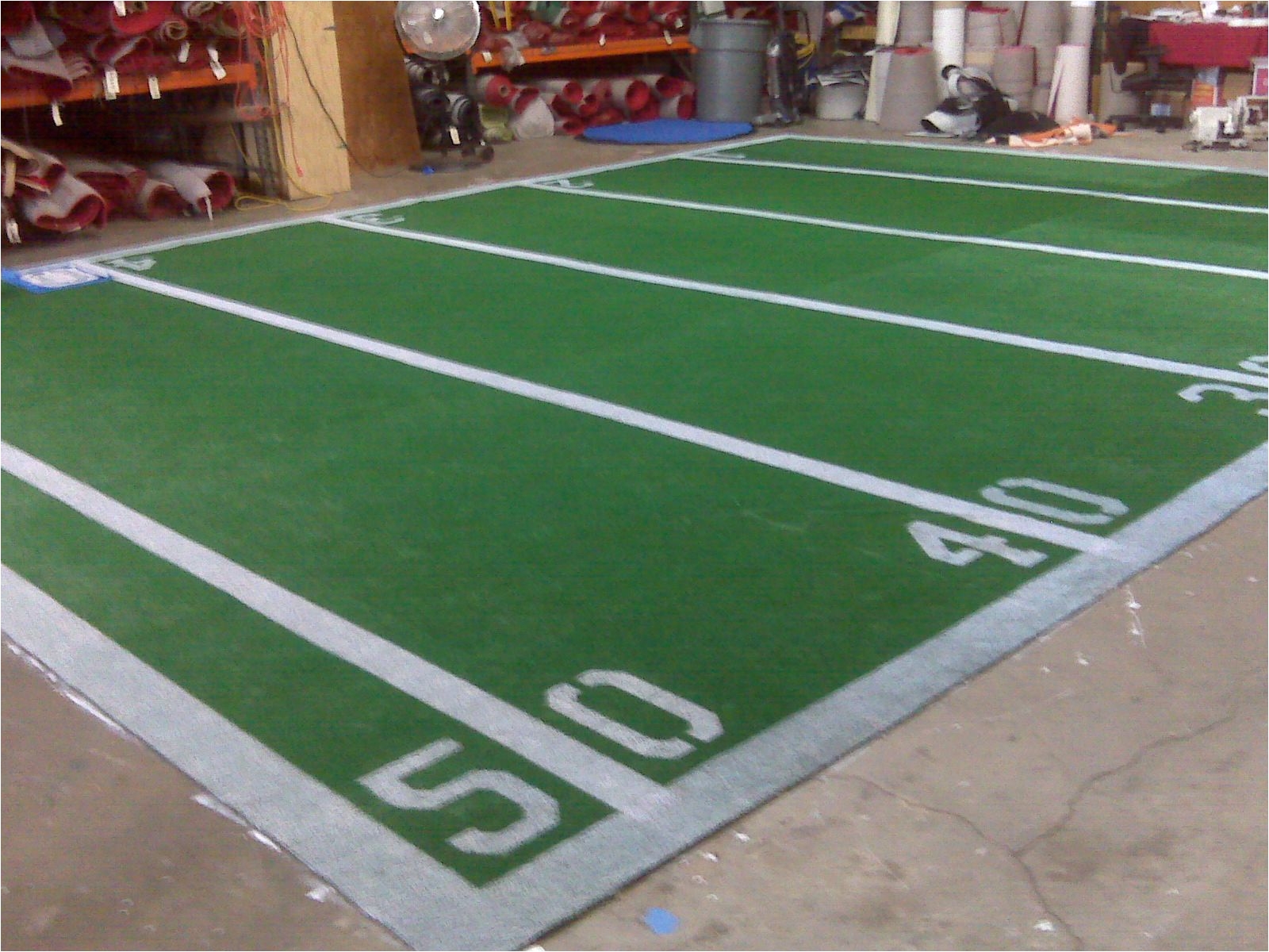 custom football field carpet