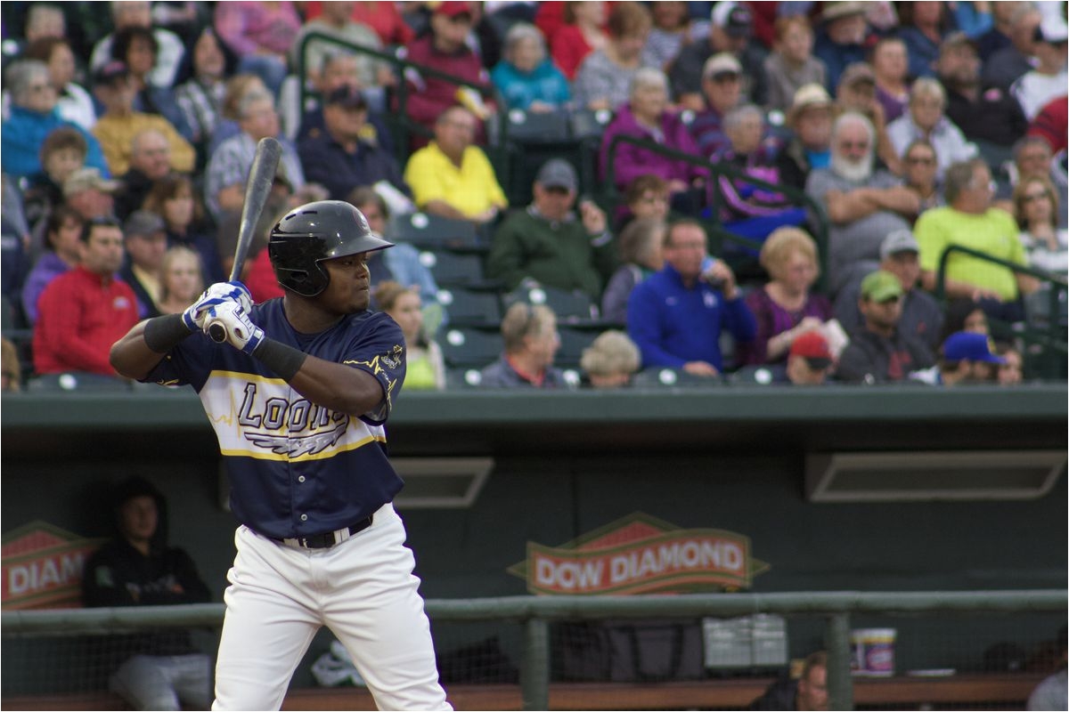 starling heredia hit 325 397 555 in 52 games across three levels in 2017 and made it to class a great lakes at age 18 photo credit great lakes loons