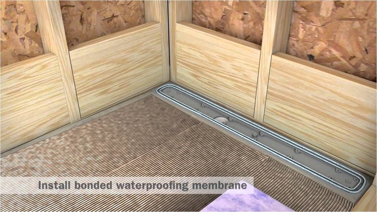 Basement Floor Drain Backing Up after Shower Streamline Linear Shower Drain Installation Full Mortar and Thin