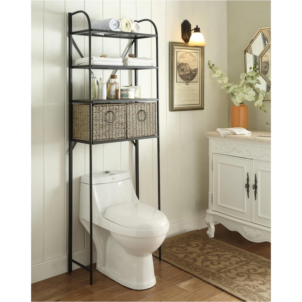 bathroom cabinet over the toilet with regard to cabinets storage bath home depot design 6