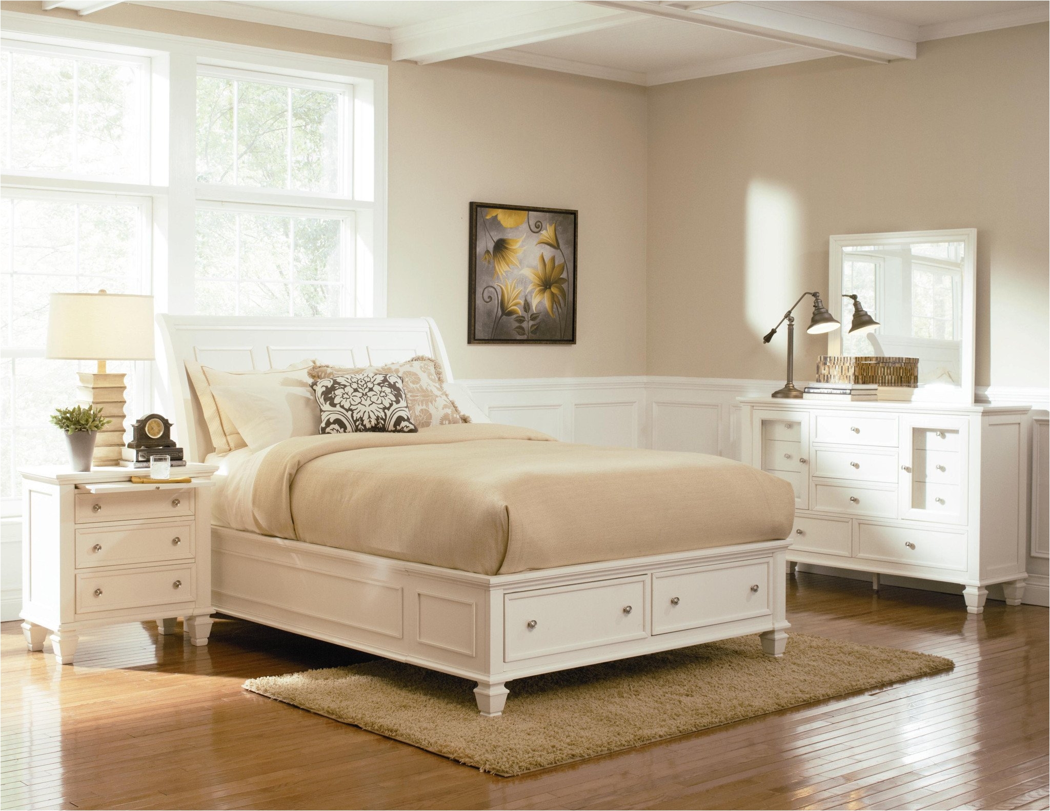 glenmore bedroom collection white black or cappuccino