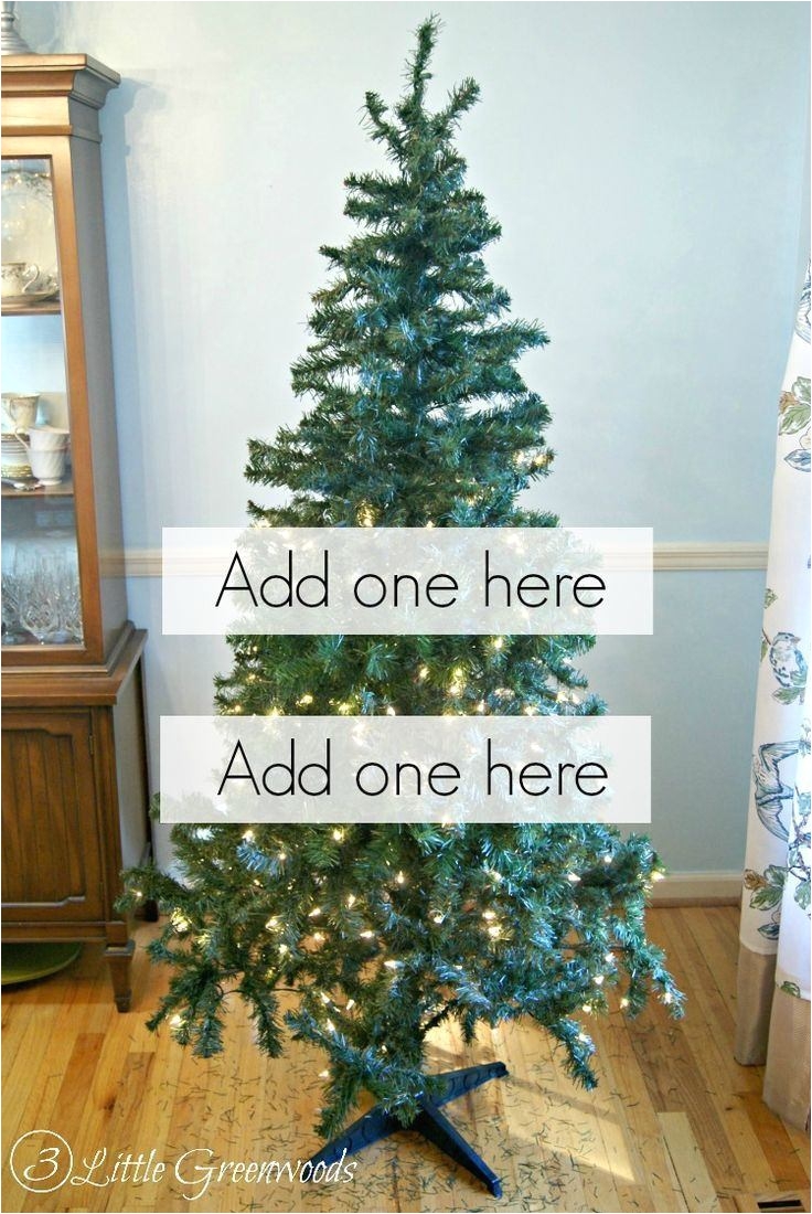 update a fake christmas tree for less than 10 by
